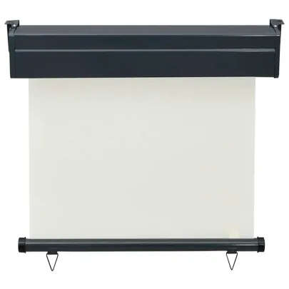 Copertină Laterală Balcon Crem 80x250 cm | Livrare Gratuită