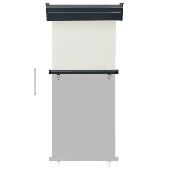 Copertină Laterală Balcon Crem 80x250 cm | Livrare Gratuită