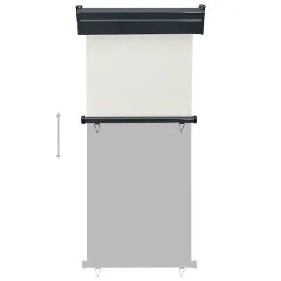 Copertină Laterală Balcon Crem 80x250 cm | Livrare Gratuită