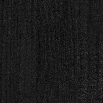 Jardiniere Grădină Lemn Masiv - 2 bucăți - Negru 31x31 cm