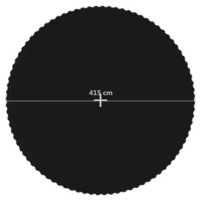 Podea Trambulină 4.57m Negru - Material Textil Rezistent