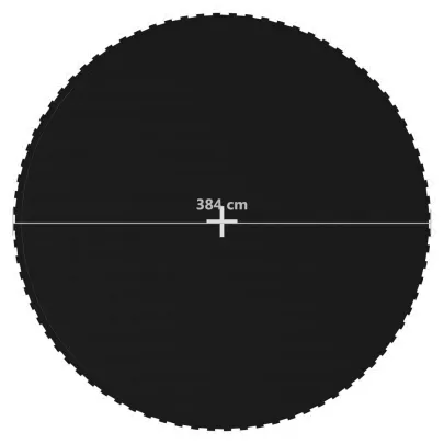 Podea Trambulină 4,27 m Negru - Rezistentă la UV