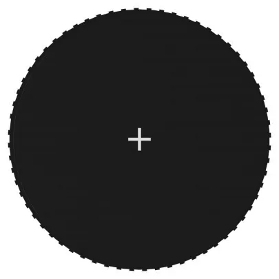 Podea Trambulină 3,66 m Negru - Rezistentă la UV