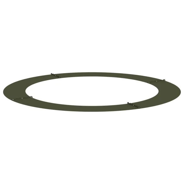 Ghiveci Plastic Verde Oliv Mare pentru Interior și Exterior