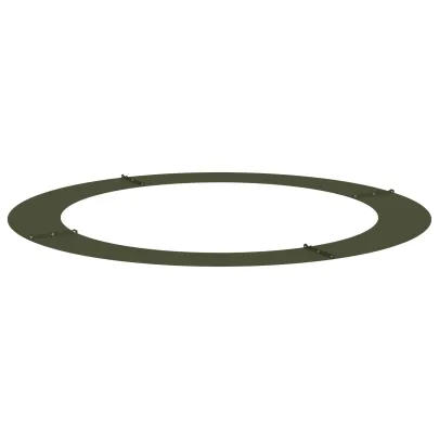 Ghiveci Plastic Verde Oliv Mare pentru Interior și Exterior