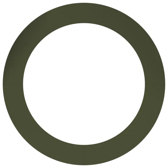 Ghiveci Plastic Verde Oliv Mare pentru Interior și Exterior