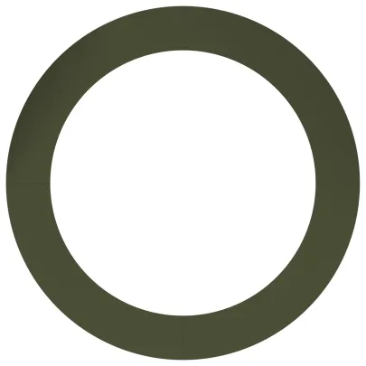 Ghiveci Plastic Verde Oliv Mare pentru Interior și Exterior