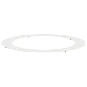 Ghiveci Metalic Mare Alb - Modern pentru Plante Interioare 2