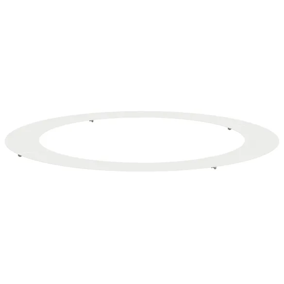 Ghiveci Metalic Mare Alb - Modern pentru Plante Interioare