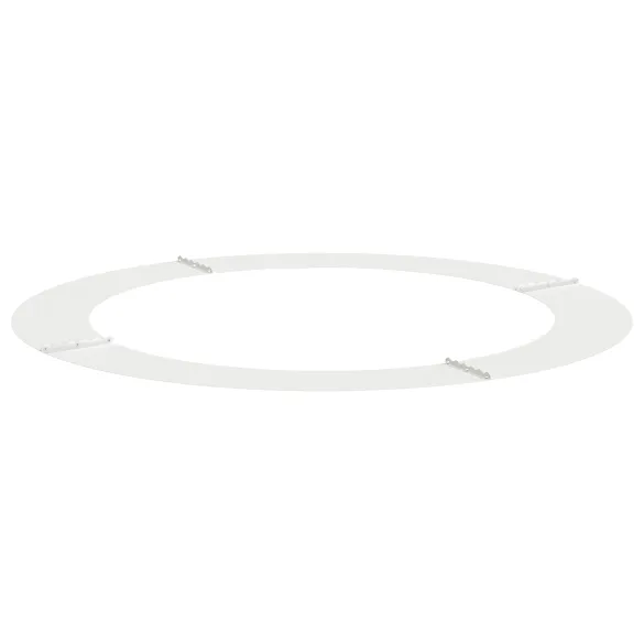 Ghiveci Metalic Mare Alb - Modern pentru Plante Interioare