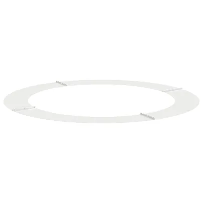 Ghiveci Metalic Mare Alb - Modern pentru Plante Interioare