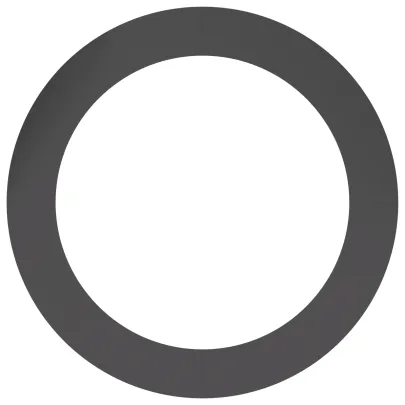 Ghiveci Metalic Mare cu Inserții Decorative - Negru