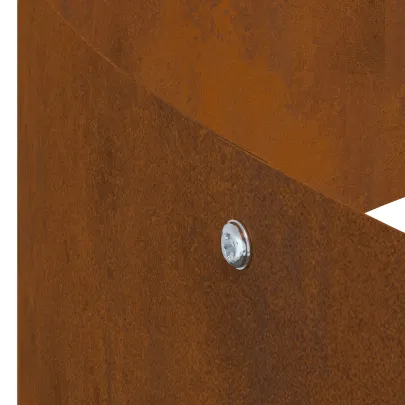 Ghiveci Metalic Mare Oțel Rustic | Livrare Gratuită