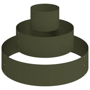 Ghiveci Metalic Modular Verde Ø90 cm | Livrare Gratuita 2