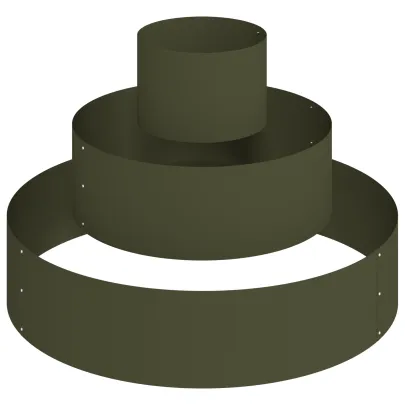 Ghiveci Metalic Modular Verde Ø90 cm | Livrare Gratuita