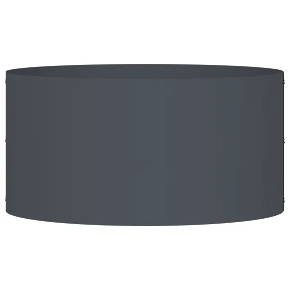 Ghiveci Gri Plastic Antracit Stivuibil Interior/Exterior