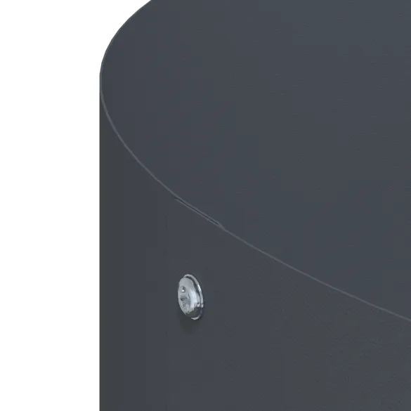 Ghiveci Gri Plastic Antracit Stivuibil Interior/Exterior