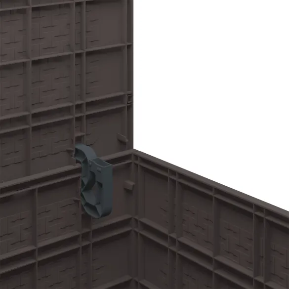 Cutie Depozitare Exterior Maro 55x53x57 cm - Rezistentă