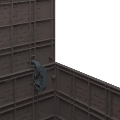 Cutie Depozitare Exterior Maro 55x53x57 cm - Rezistentă