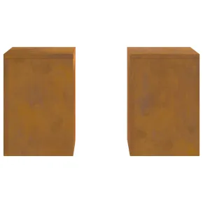 Suporturi Plante Exterior Corten - 2 bucăți | Livrare Gratuită 2