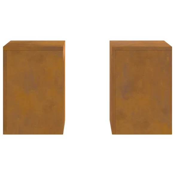 Suporturi Plante Exterior Corten - 2 bucăți | Livrare Gratuită Suporturi Plante Exterior Corten - 2 bucăți | Livrare Gratuită