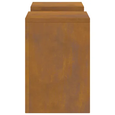 Suporturi Plante Exterior Corten - 2 bucăți | Livrare Gratuită