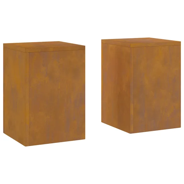 Suporturi Plante Exterior Corten - 2 bucăți | Livrare Gratuită Suporturi Plante Exterior Corten - 2 bucăți | Livrare Gratuită
