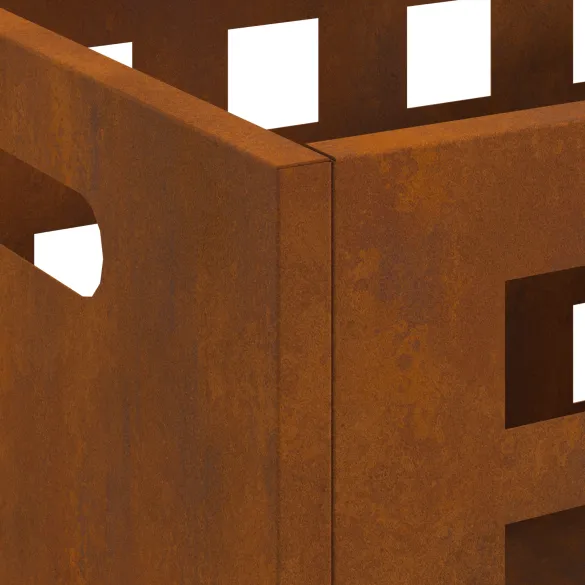 Vatră de foc din oțel Corten - Livrare Gratuită