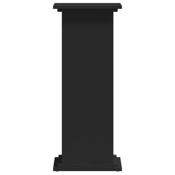 Suport de Plante Negru - Lemn Prelucrat - 80 cm - Comandă Acum