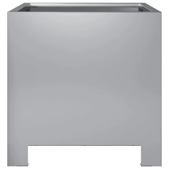 Jardiniere Grădină Oțel Galvanizat - 2 bucăți - 30x30x30 cm