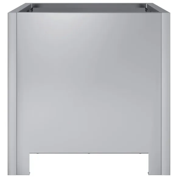 Jardiniere Grădină Oțel Galvanizat - 2 bucăți - 30x30x30 cm