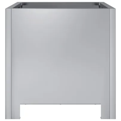 Jardiniere Grădină Oțel Galvanizat - 2 bucăți - 30x30x30 cm