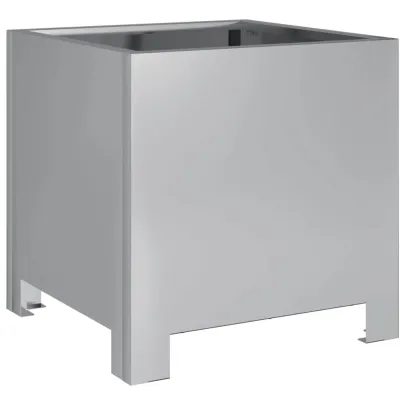 Jardiniere Grădină Oțel Galvanizat - 2 bucăți - 30x30x30 cm