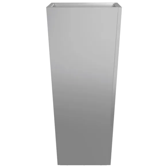 Jardinieră Grădină Oțel Galvanizat - 35x35x75 cm | Livrare Gratuită