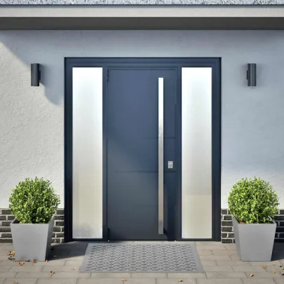 Jardiniere Grădină Oțel Galvanizat - Set 2 Bucăți 40x40 cm