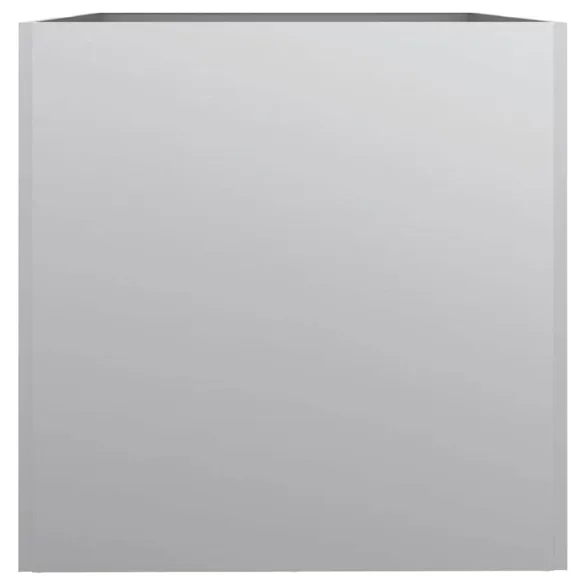 Jardinieră Argintiu Oțel Galvanizat 62x40x39 cm - Livrare Gratuită