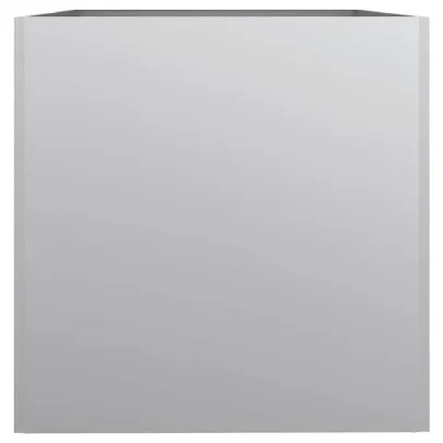 Jardinieră Argintiu Oțel Galvanizat 62x40x39 cm - Livrare Gratuită