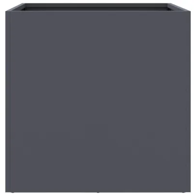 Jardinieră Oțel Antracit - 42x40x39 cm - Livrare Gratuită