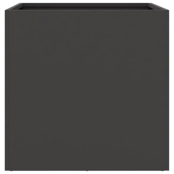 Jardinieră Oțel Negru 42x40x39 cm - Livrare Gratuită