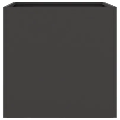 Jardinieră Oțel Negru 42x40x39 cm - Livrare Gratuită