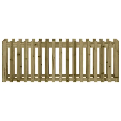 Pat Ridicat Grădină Lemn Impregnat 200x50x70 cm - Livrare Gratuită