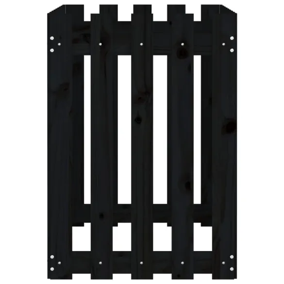 Pat Ridicat Gradina Lemn Pin cu Gard 100x50x70 cm