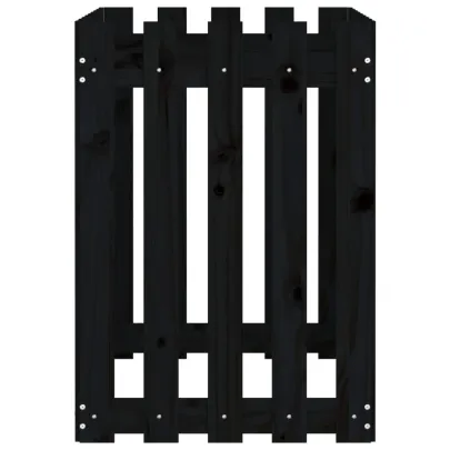 Pat Ridicat Gradina Lemn Pin cu Gard 100x50x70 cm