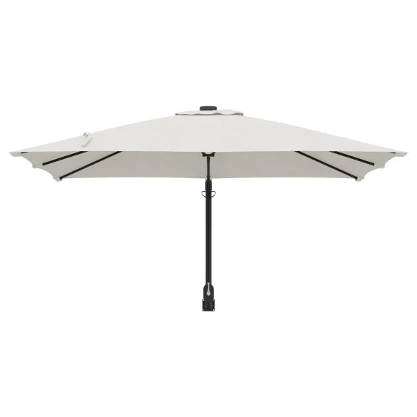 Umbrelă de Terasă Nisip Poliester - Aluminiu Pliabilă Mare