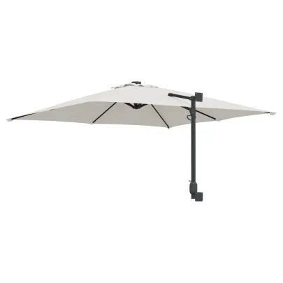Umbrelă de Terasă Nisip Poliester - Aluminiu Pliabilă Mare
