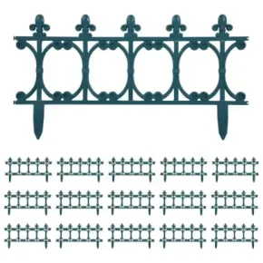 Borduri Gazon Verzi | 16 buc | 10m | PP Rezistent