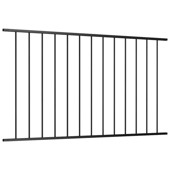 Panou Gard Oțel Negru 170x75 cm | Rezistent la Intemperii