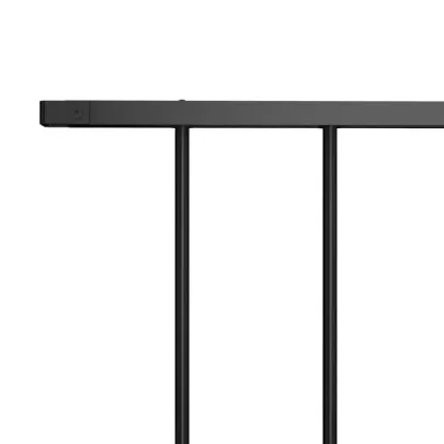 Panou Gard Oțel Negru 170x75 cm | Rezistent la Intemperii