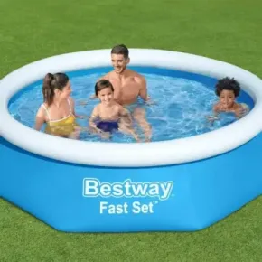 Piscină Gonflabilă Fast Set Rotundă 244x66 cm - Livrare Gratuită 2