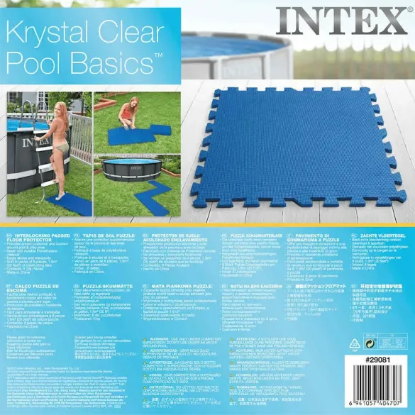 Protecții Podea Piscină Intex - 8 bucăți - 50x50 cm